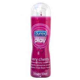 Интимная гель-смазка DUREX Play Very Cherry с ароматом вишни - 50 мл.